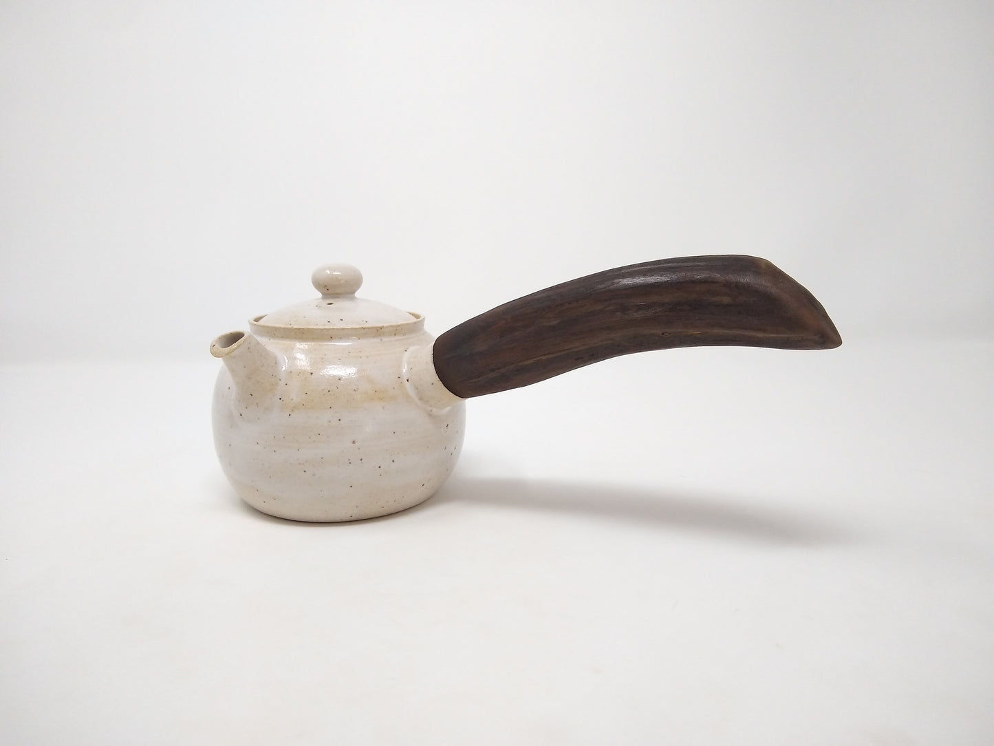 390ml White Shino Kyusu