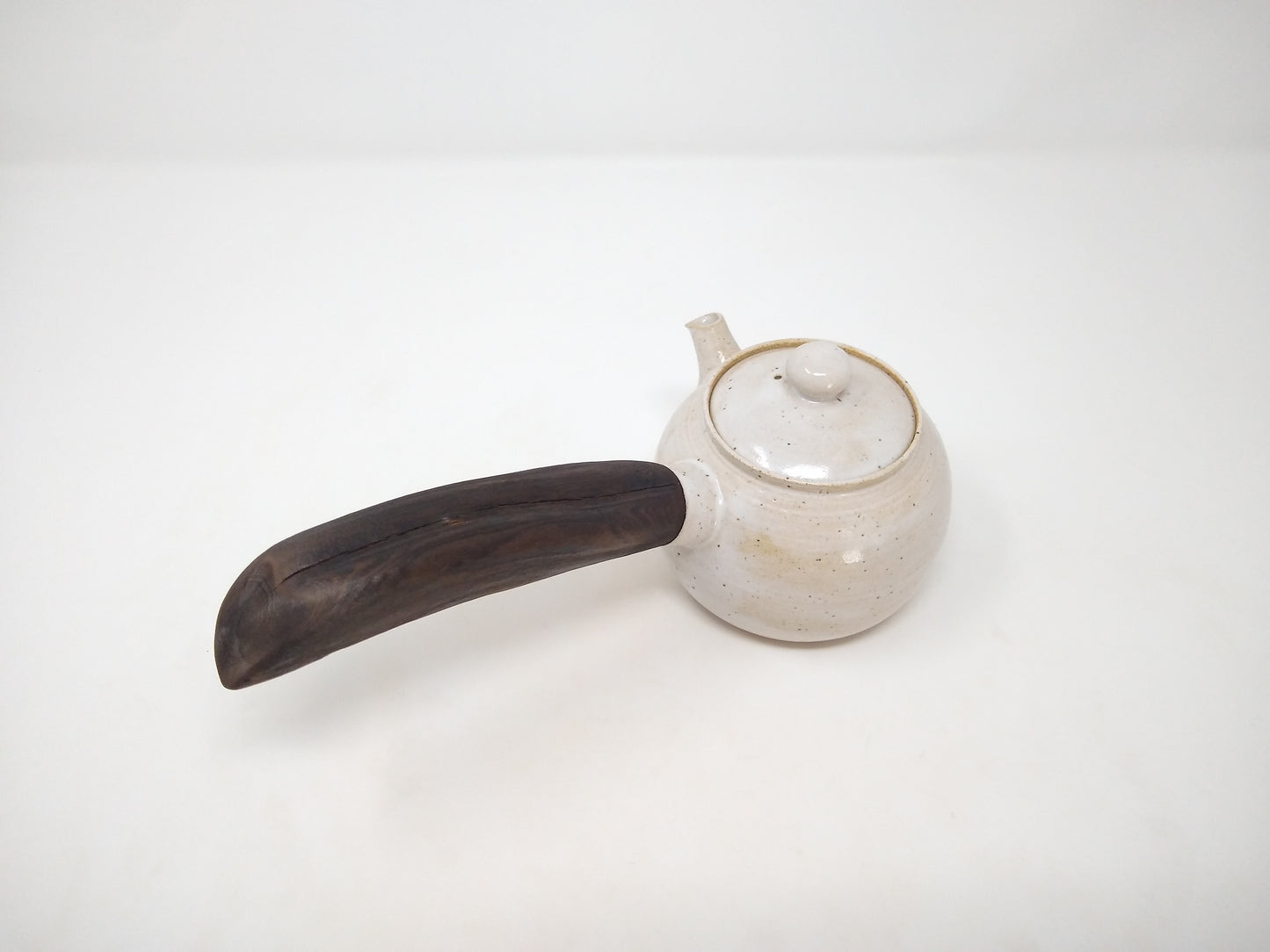 390ml White Shino Kyusu