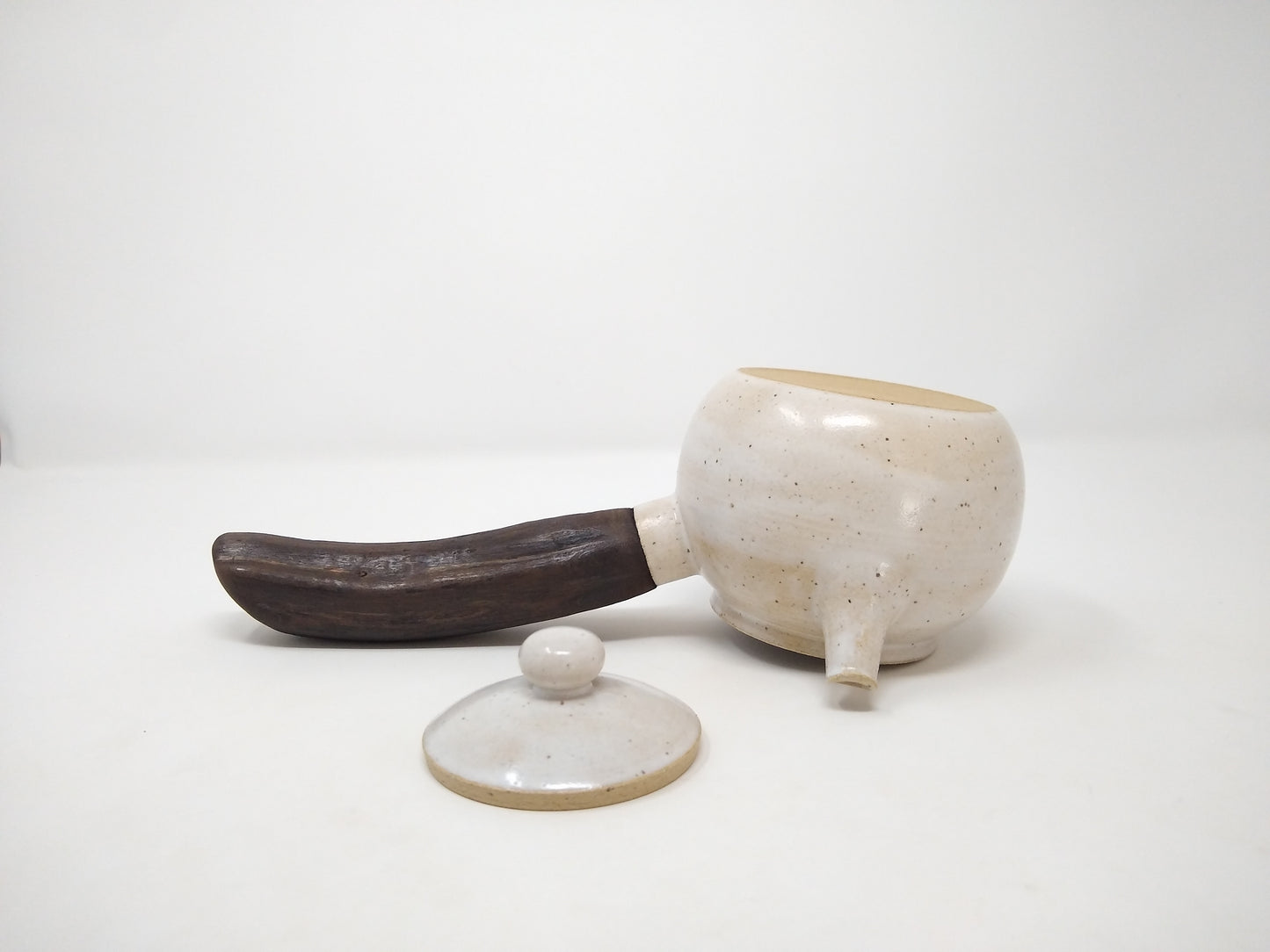 390ml White Shino Kyusu