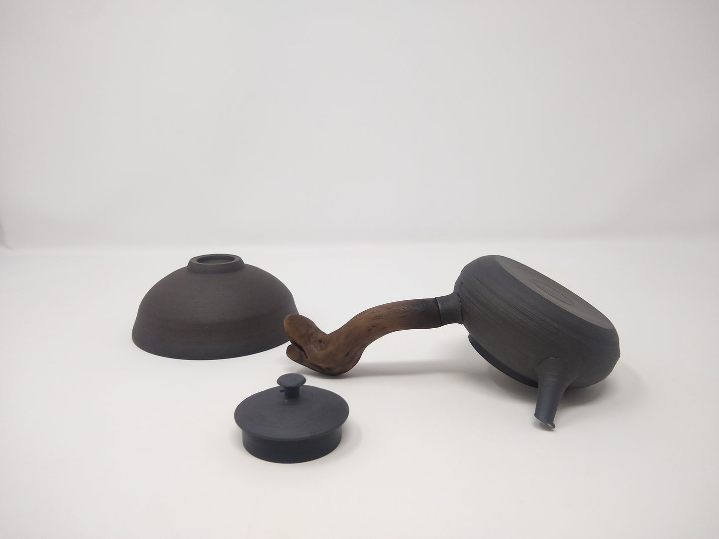 100ml Black Kyusu and a matching cup