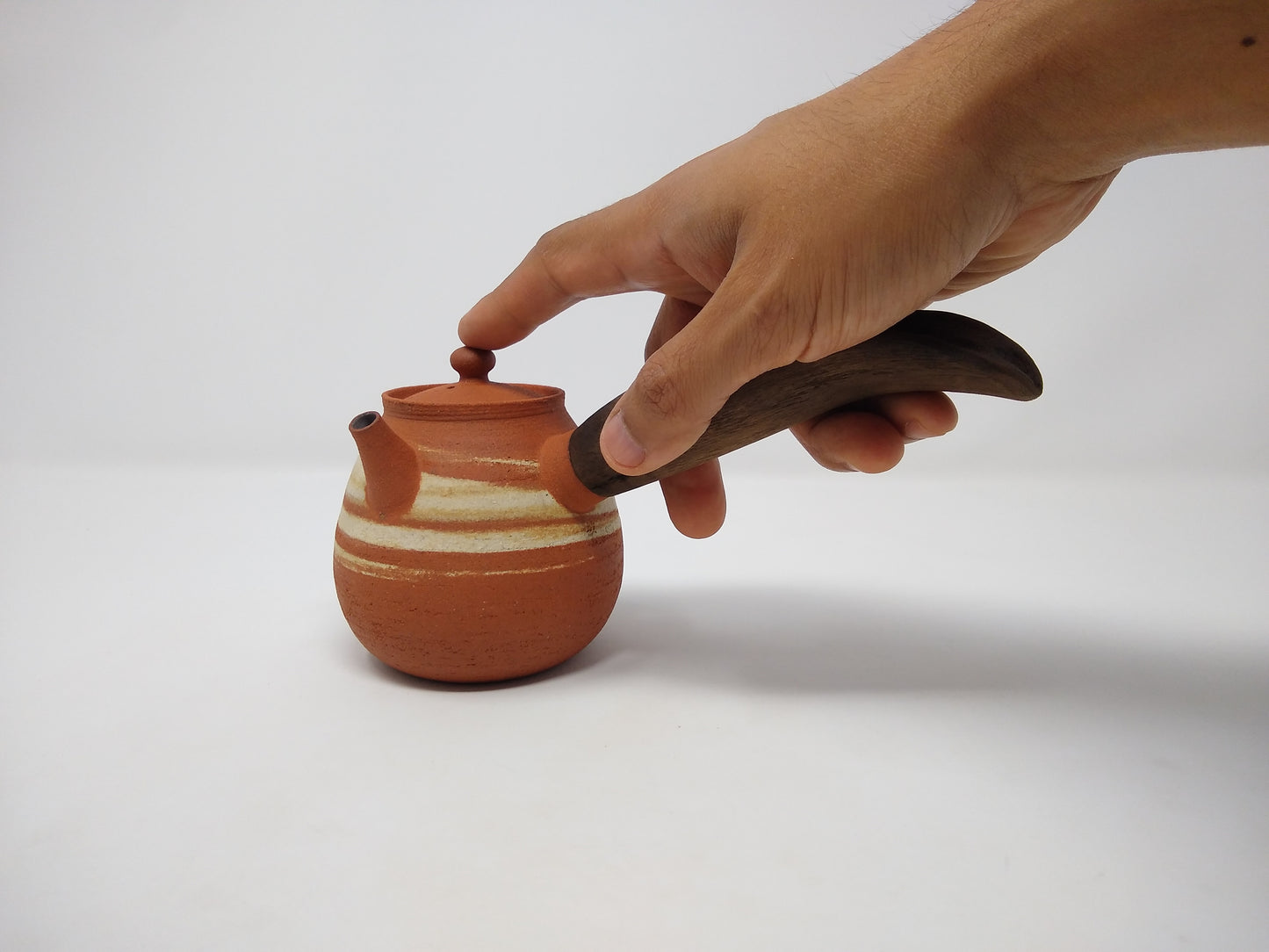 310ml Swirling Red Kyusu