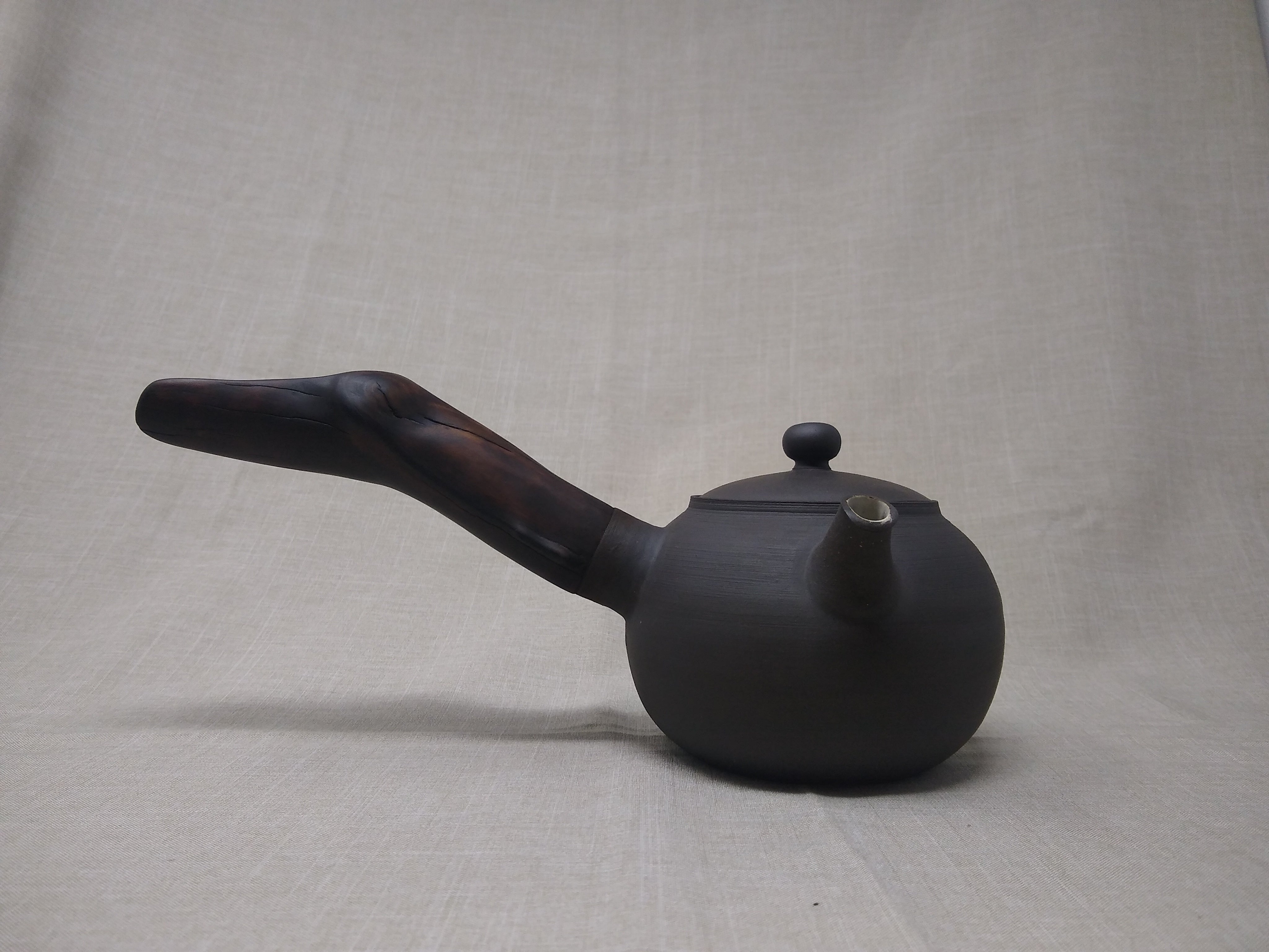 550ml Black Kyusu Tsutsumi Teapots