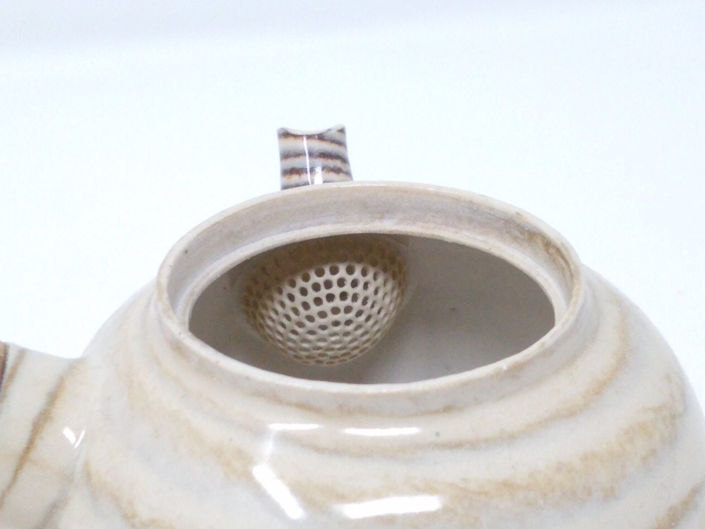 270ml Swirled Porcelain Kyusu