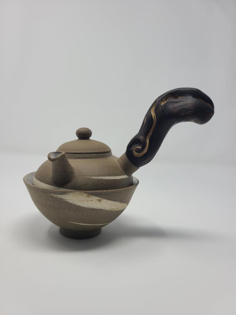 110ml "Jinnu" Kyusu with a matching cup