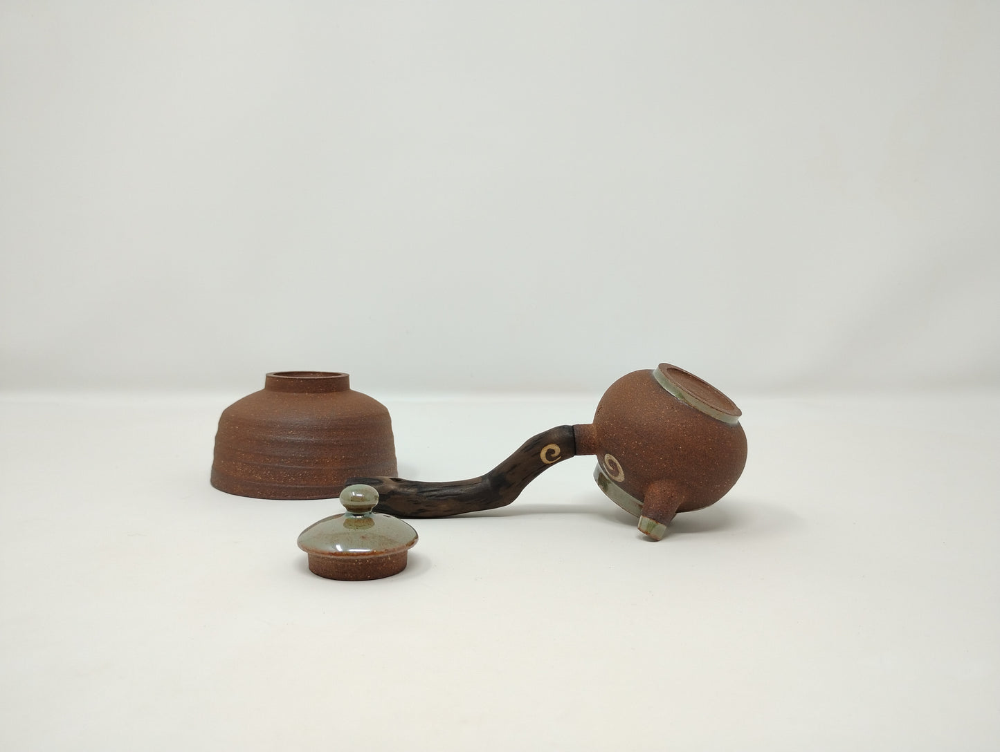55ml Iridescent Kyusu with a matching cup