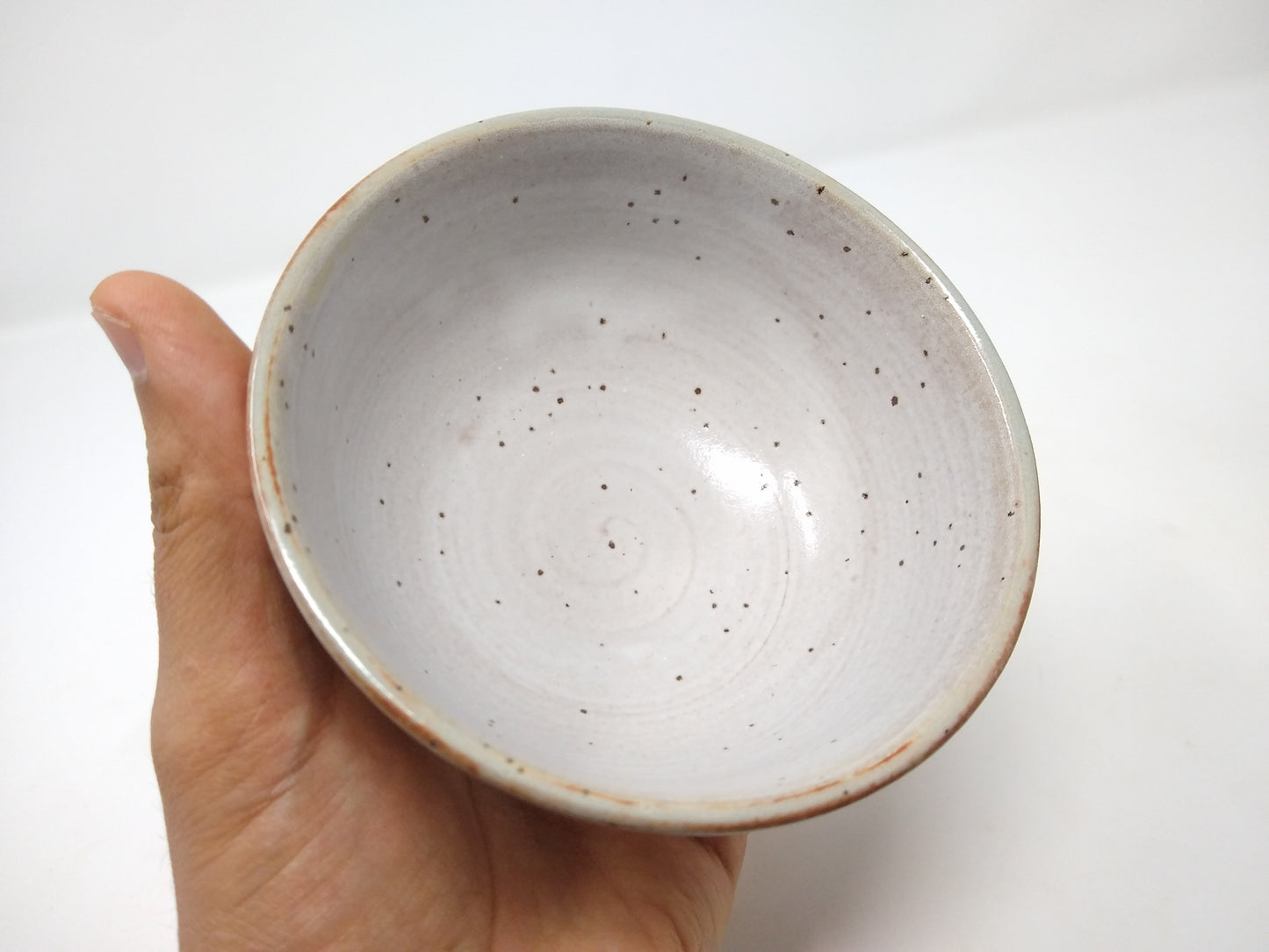 380ml Blue Shino Kyusu with 2 matching bowls