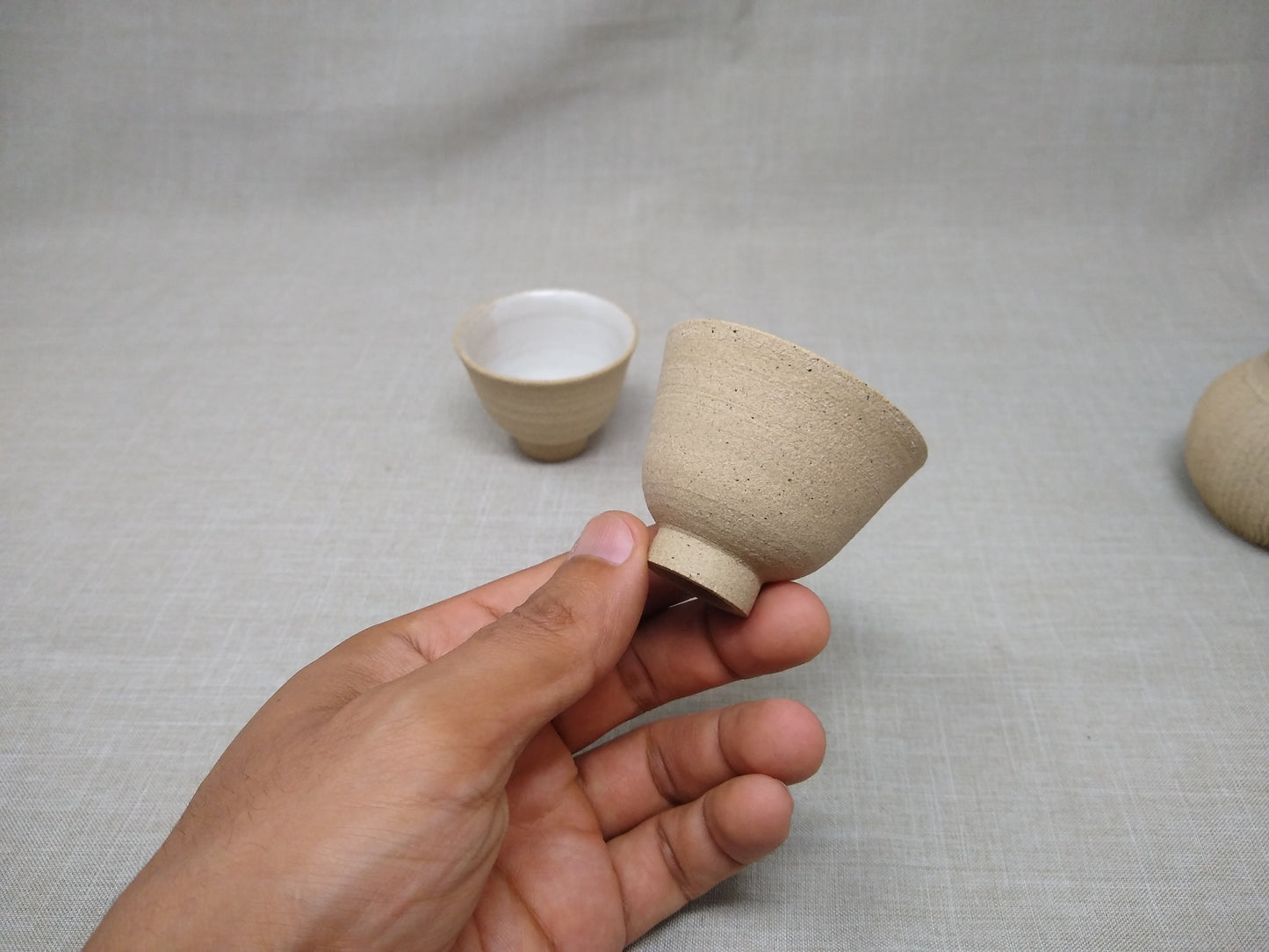 80ml "Sandy Jasper" Kyusu with two 40ml cups
