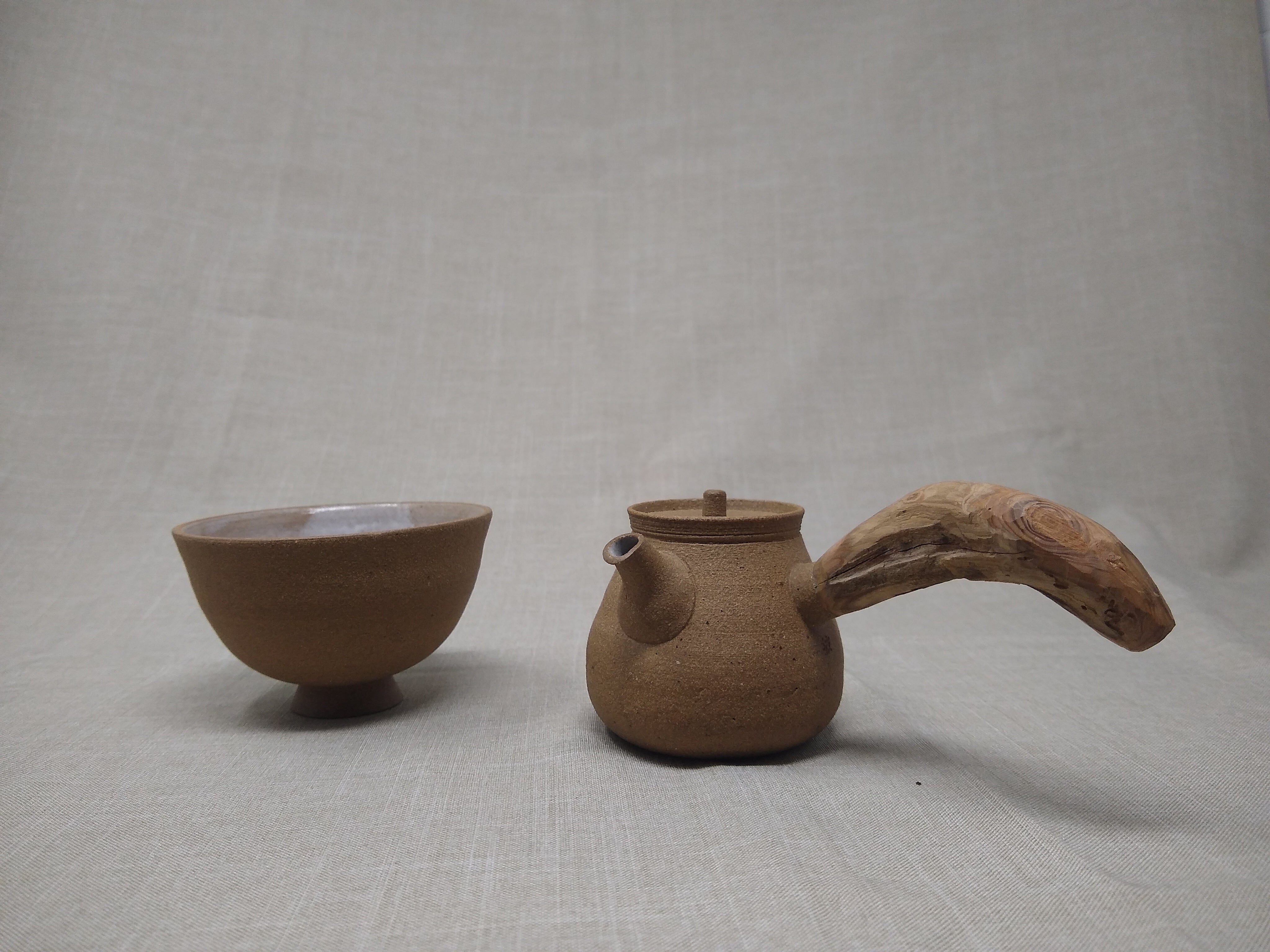 90ml "Sandy Jasper" Kyusu Tsutsumi Teapots