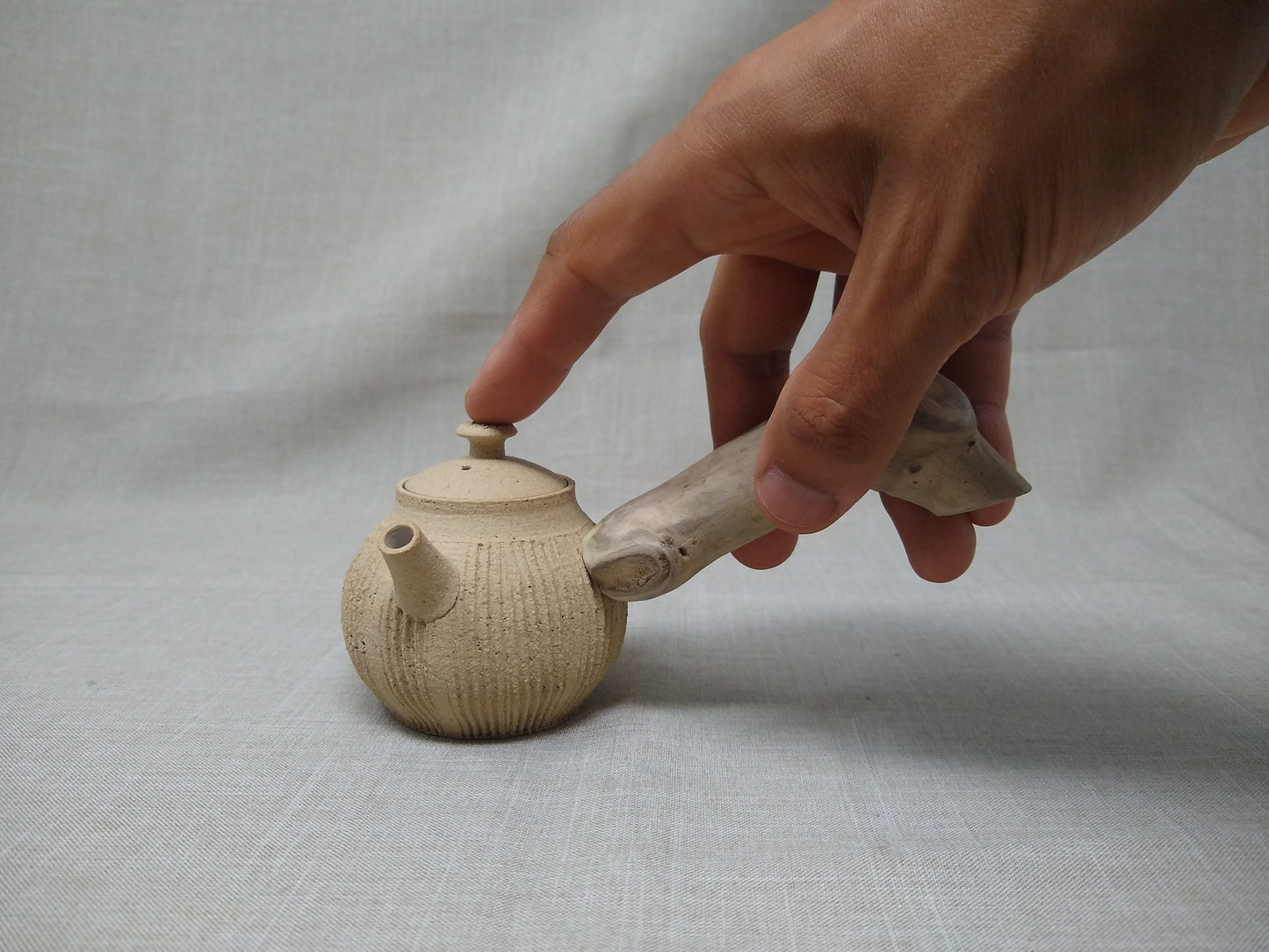 80ml "Sandy Jasper" Kyusu with two 40ml cups