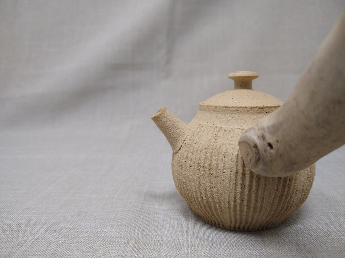 80ml "Sandy Jasper" Kyusu with two 40ml cups