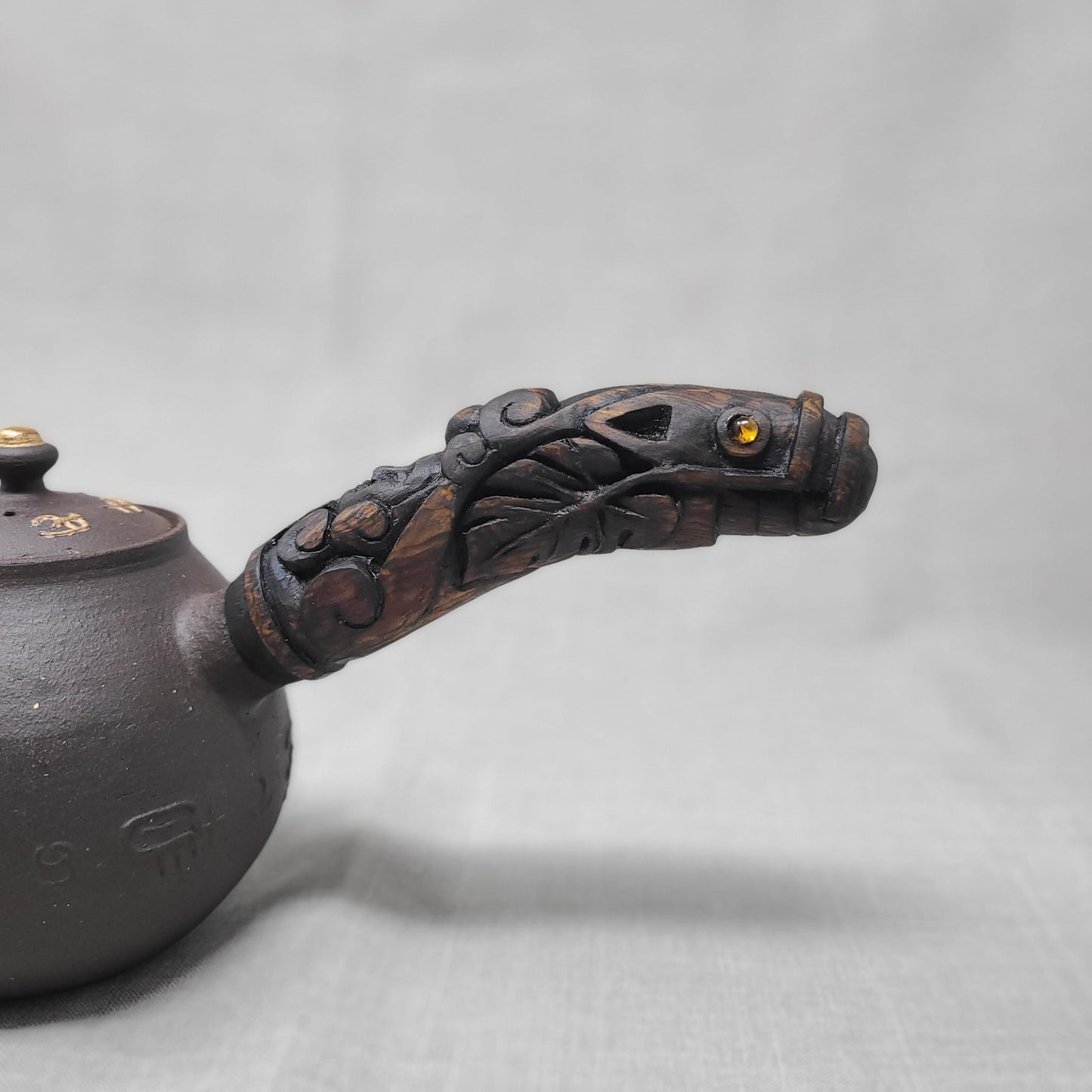 280ml "Forest Temple" Kyusu with a 250ml tea bowl