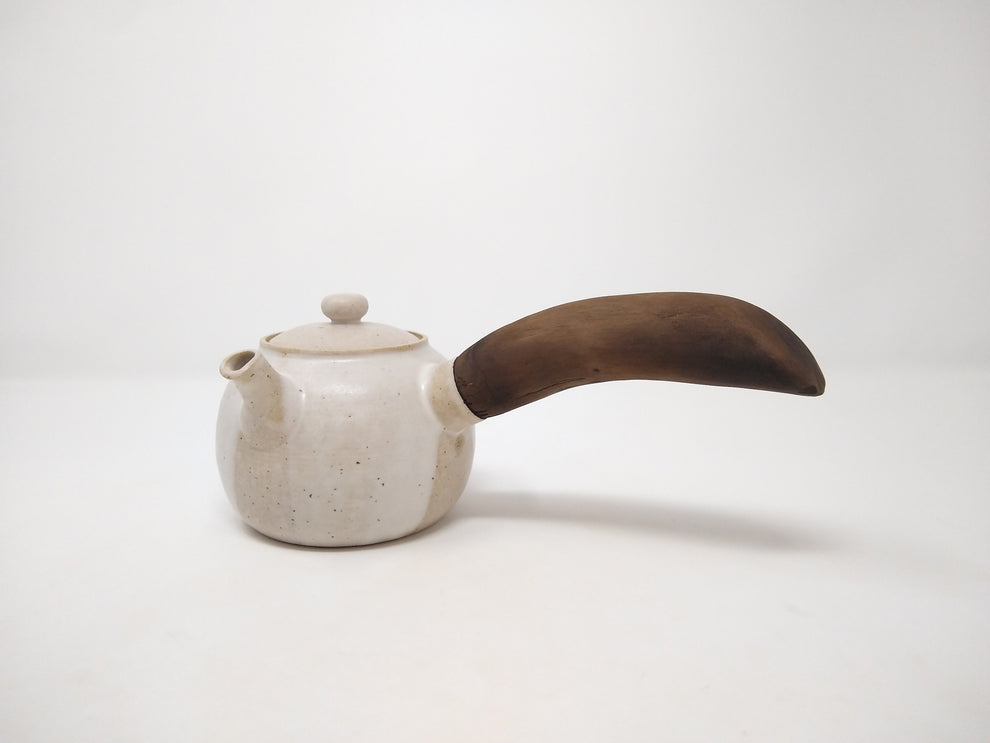 490ml White Kyusu Tsutsumi Teapots