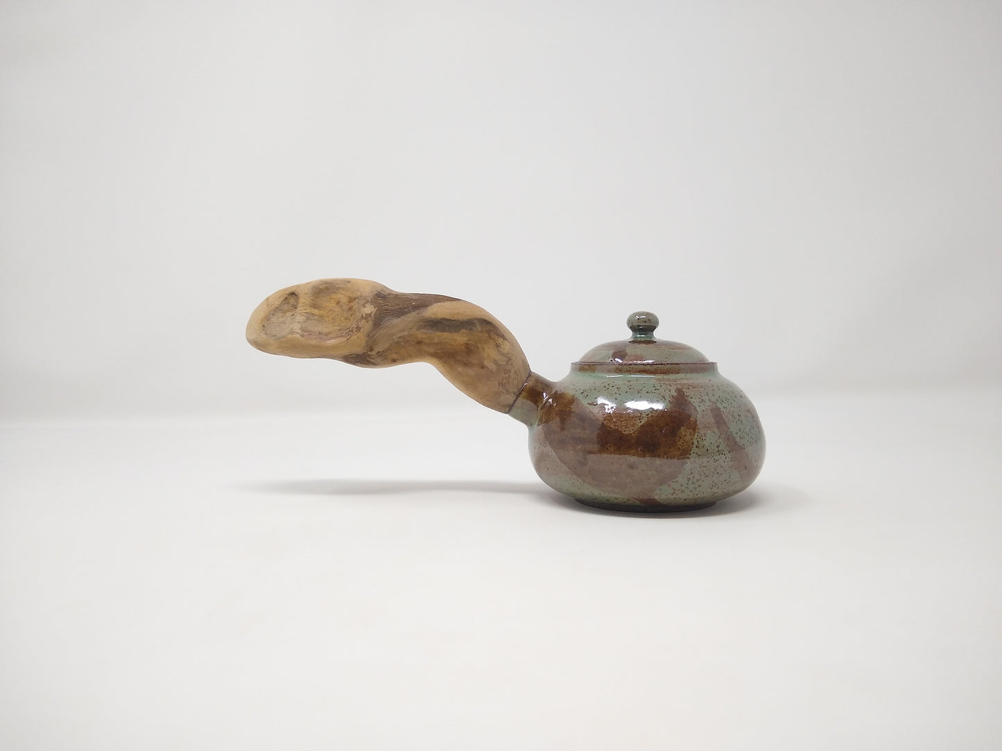 150ml Iridescent Kyusu with a matching bowl