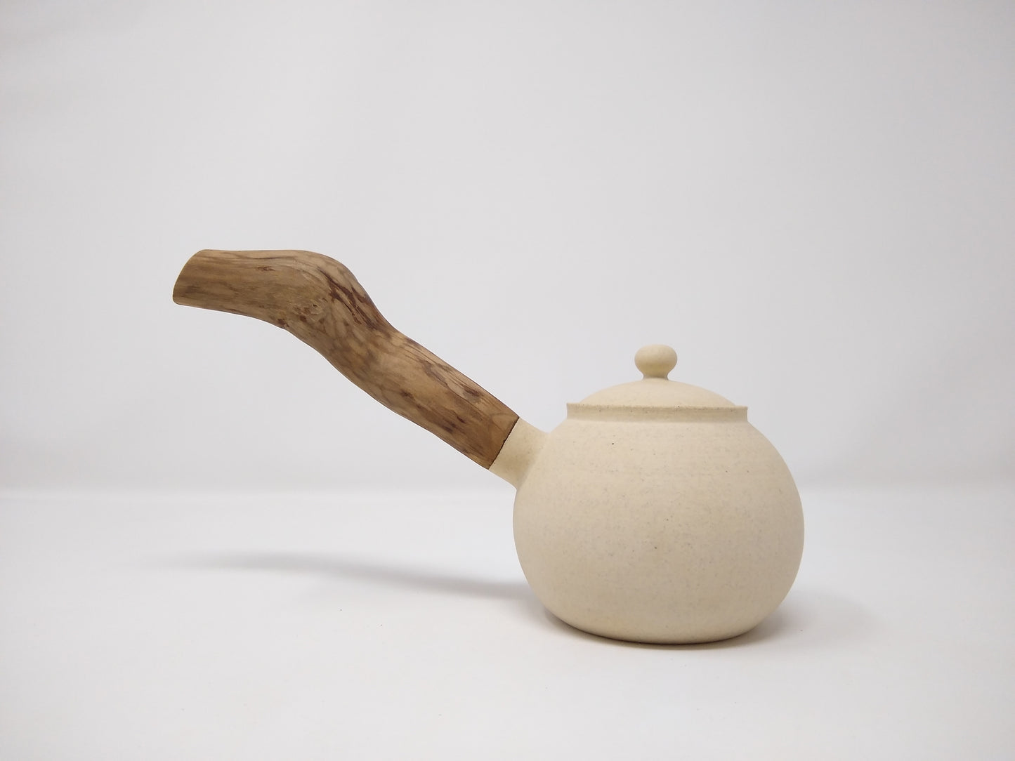310ml Eggshell White Kyusu with two matching bowls