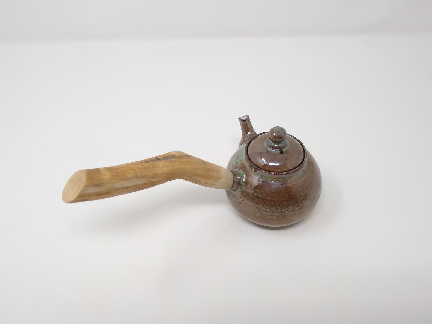 150ml Iridescent Kyusu with a matching bowl