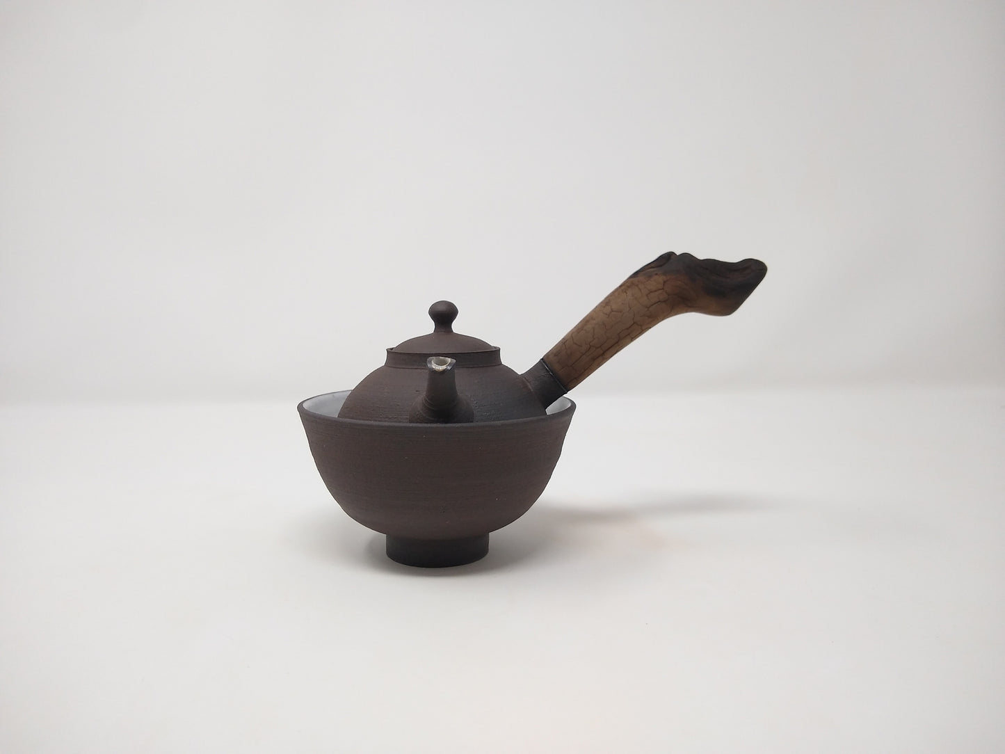 140ml Dark Chocolate Kyusu with matching cup