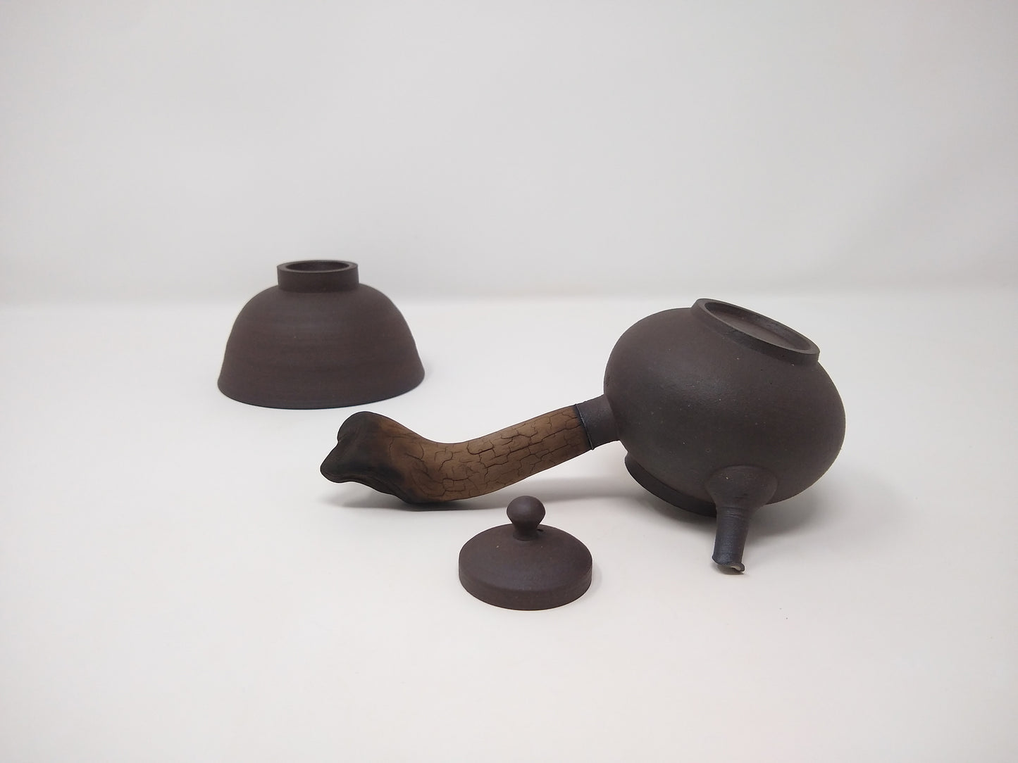 140ml Dark Chocolate Kyusu with matching cup