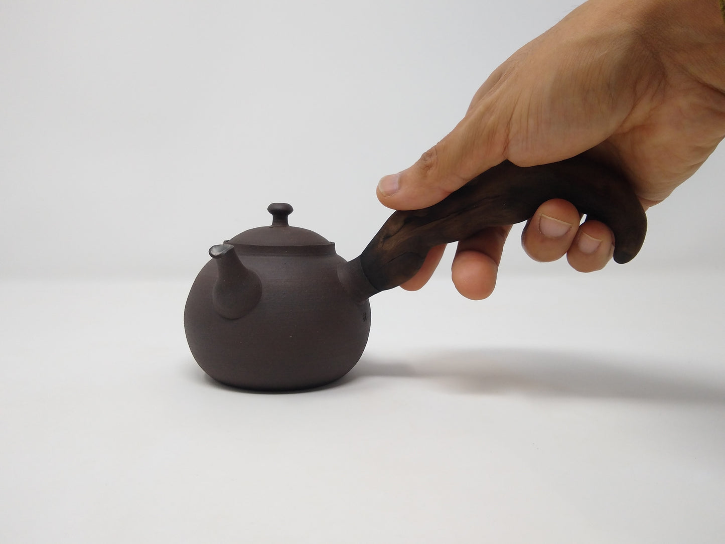 220ml Dark Chocolate Kyusu with matching cup