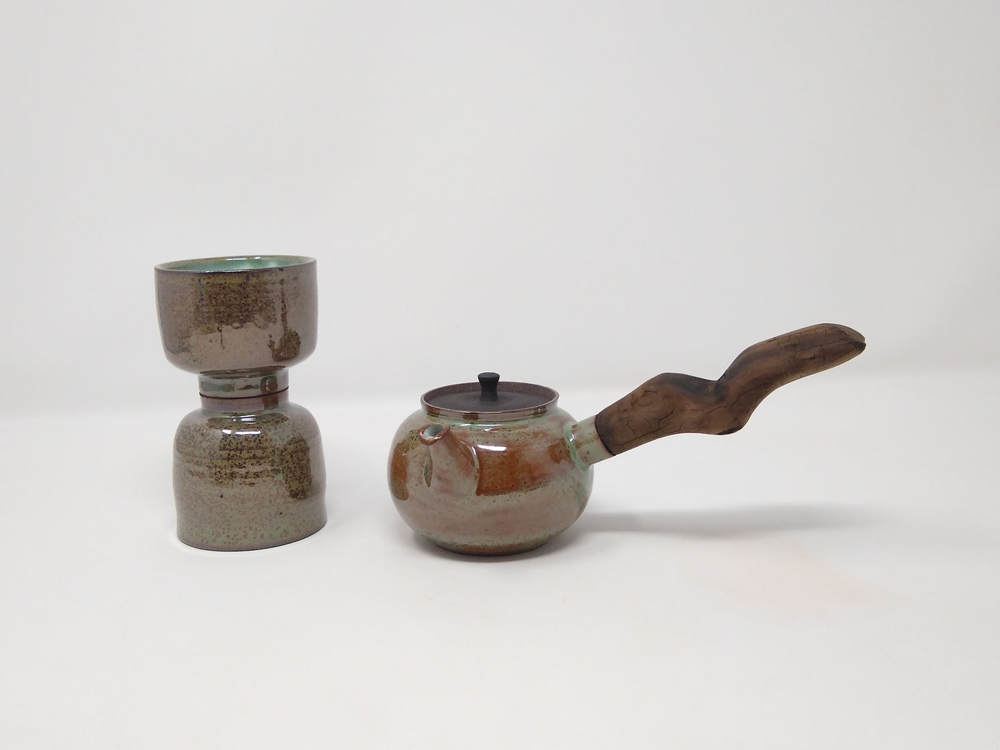 160ml Iridescence teapot with two 80ml cups