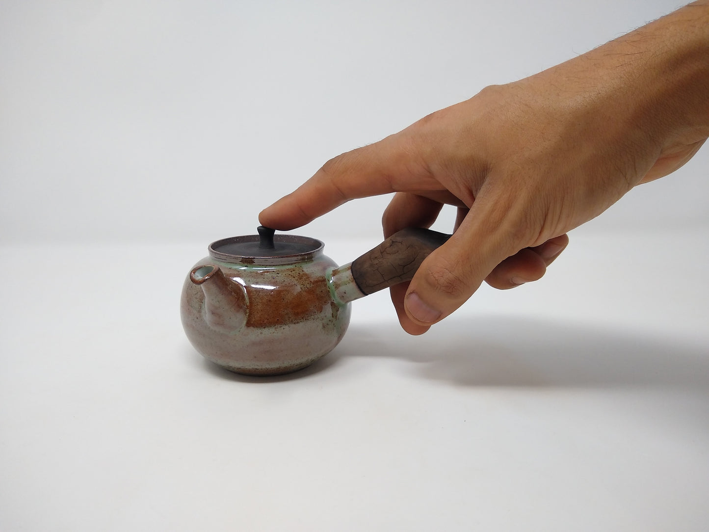 160ml Iridescence teapot with two 80ml cups