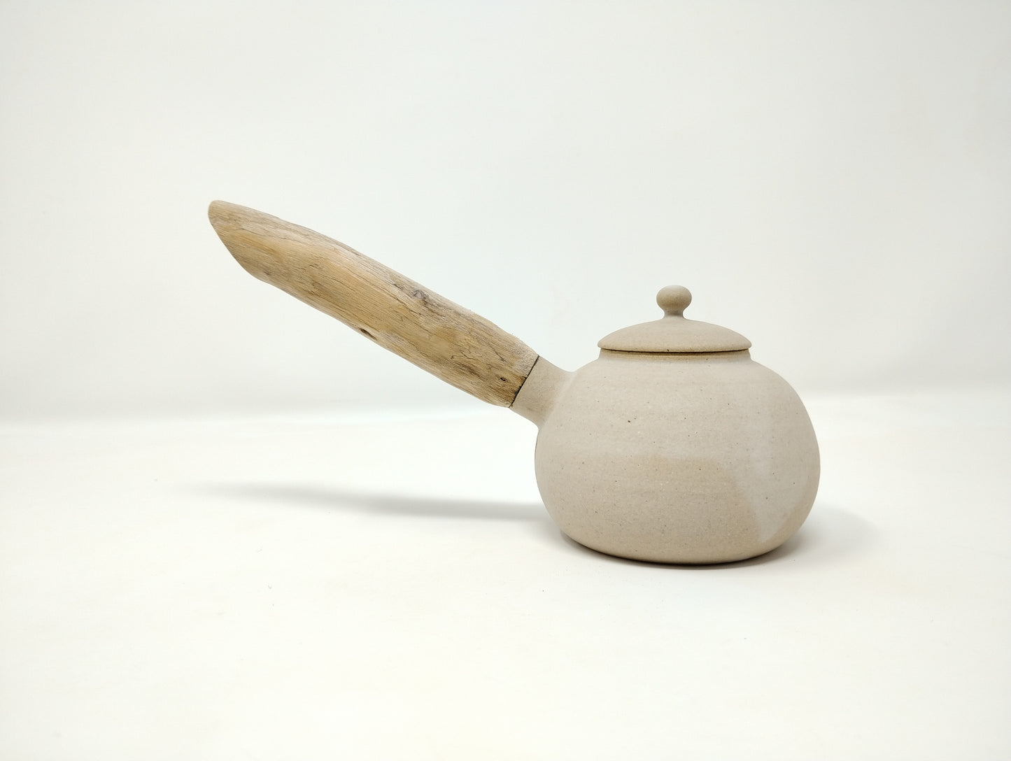 190ml "White Ash" Kyusu and a matching bowl