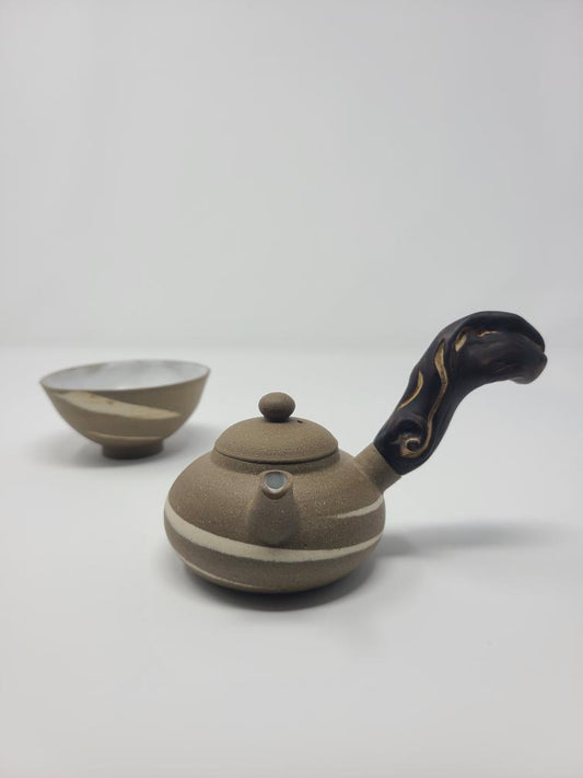 110ml "Jinnu" Kyusu with a matching cup