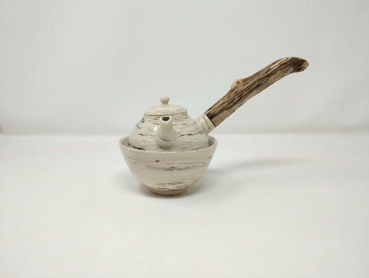 250ml "Latte" Kyusu with a matching bowl