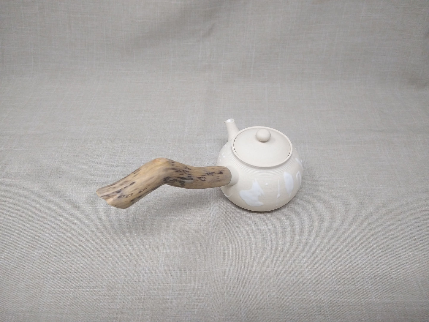 170ml White Kyusu and 2 matching bowls