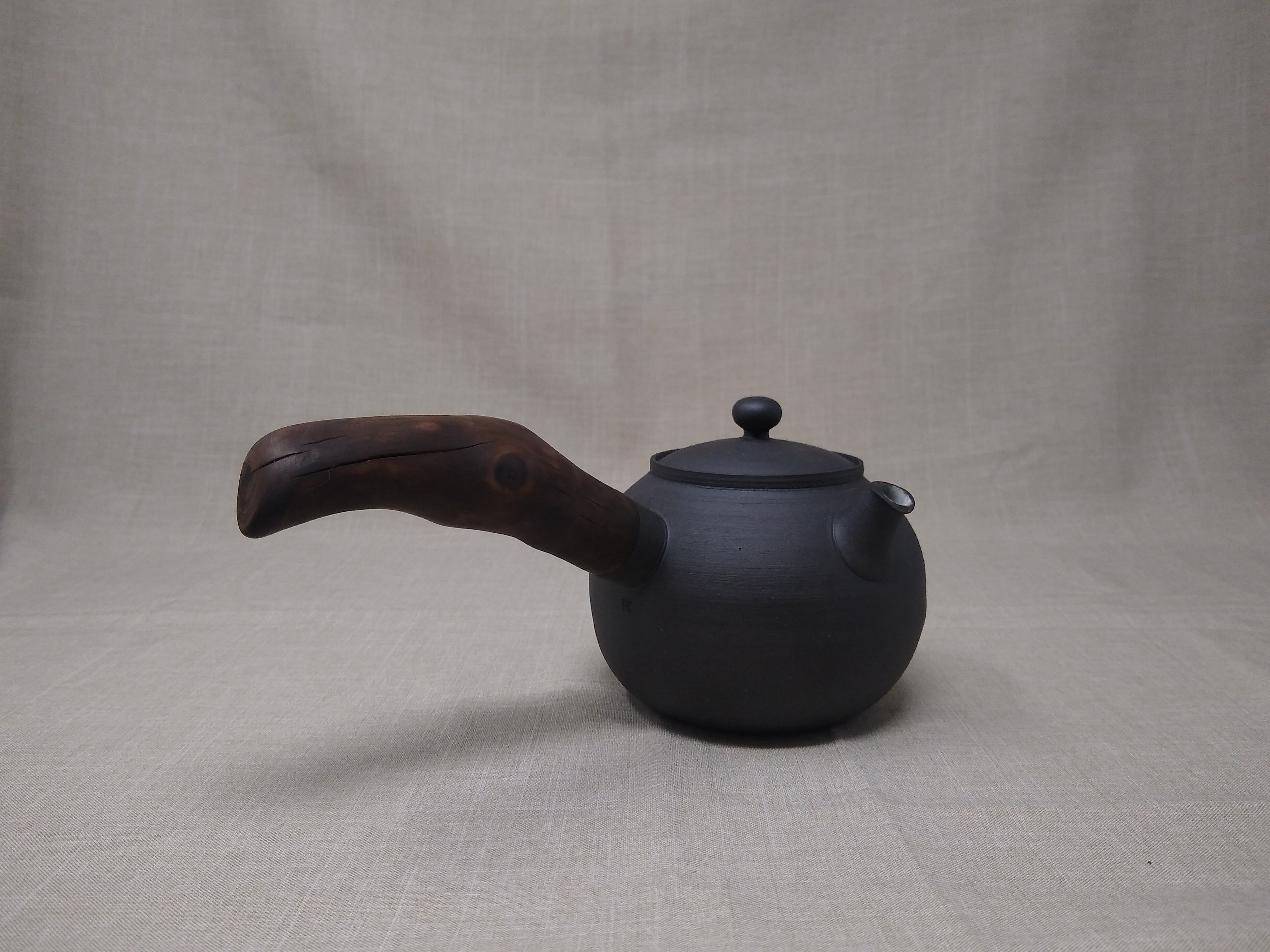 450ml Black Kyusu Tsutsumi Teapots