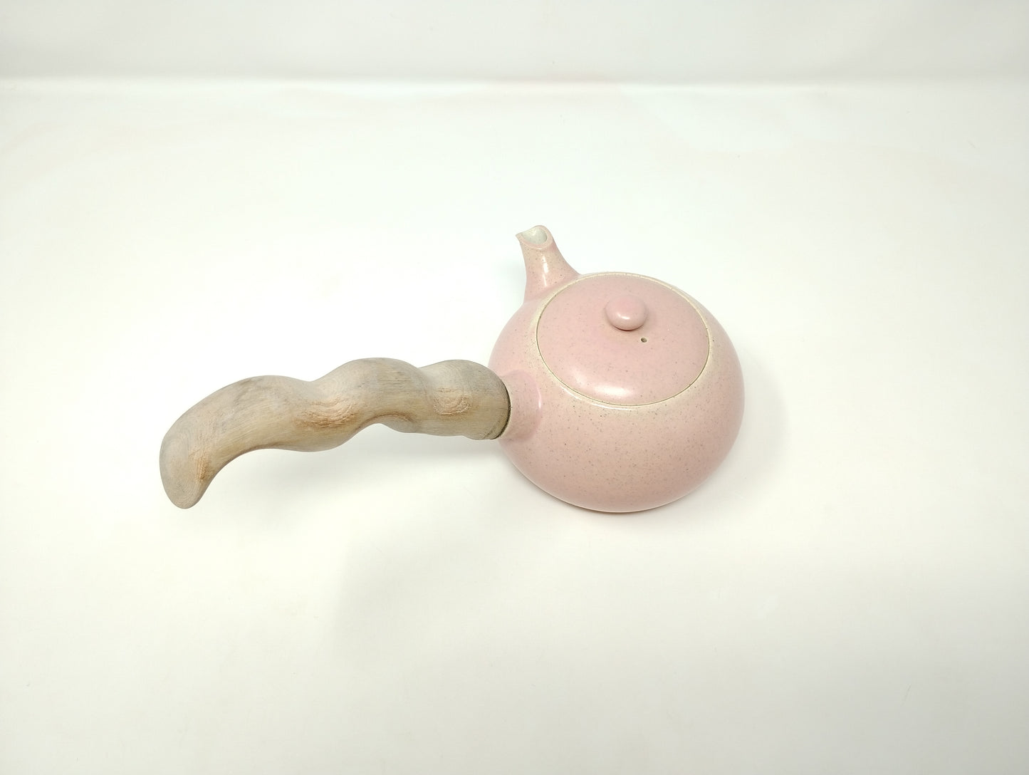 420ml Pink Kyusu with a matching bowl