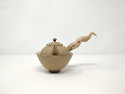 290ml "Jasper" Kyusu with a matching bowl