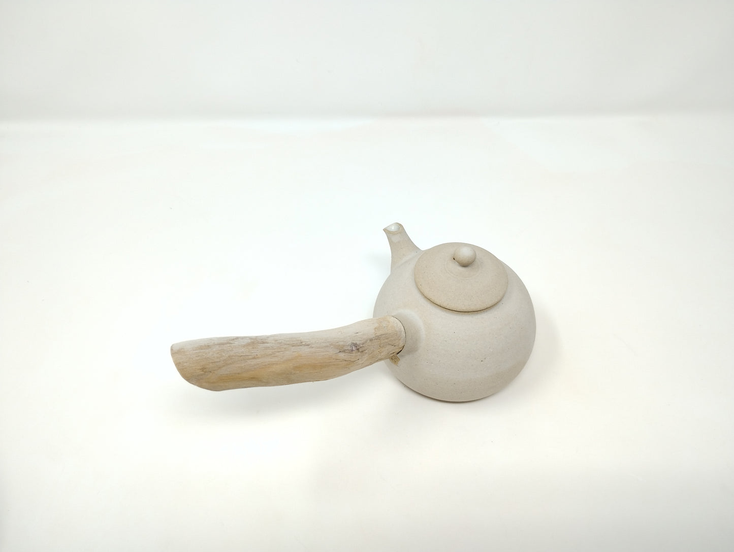 190ml "White Ash" Kyusu and a matching bowl