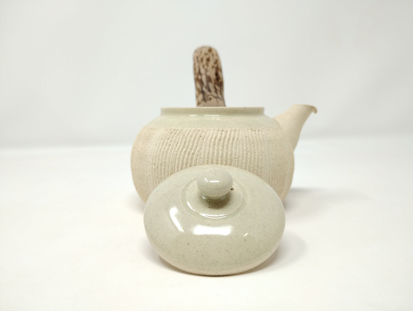 400ml Celadon Kyusu with 2 matching bowls