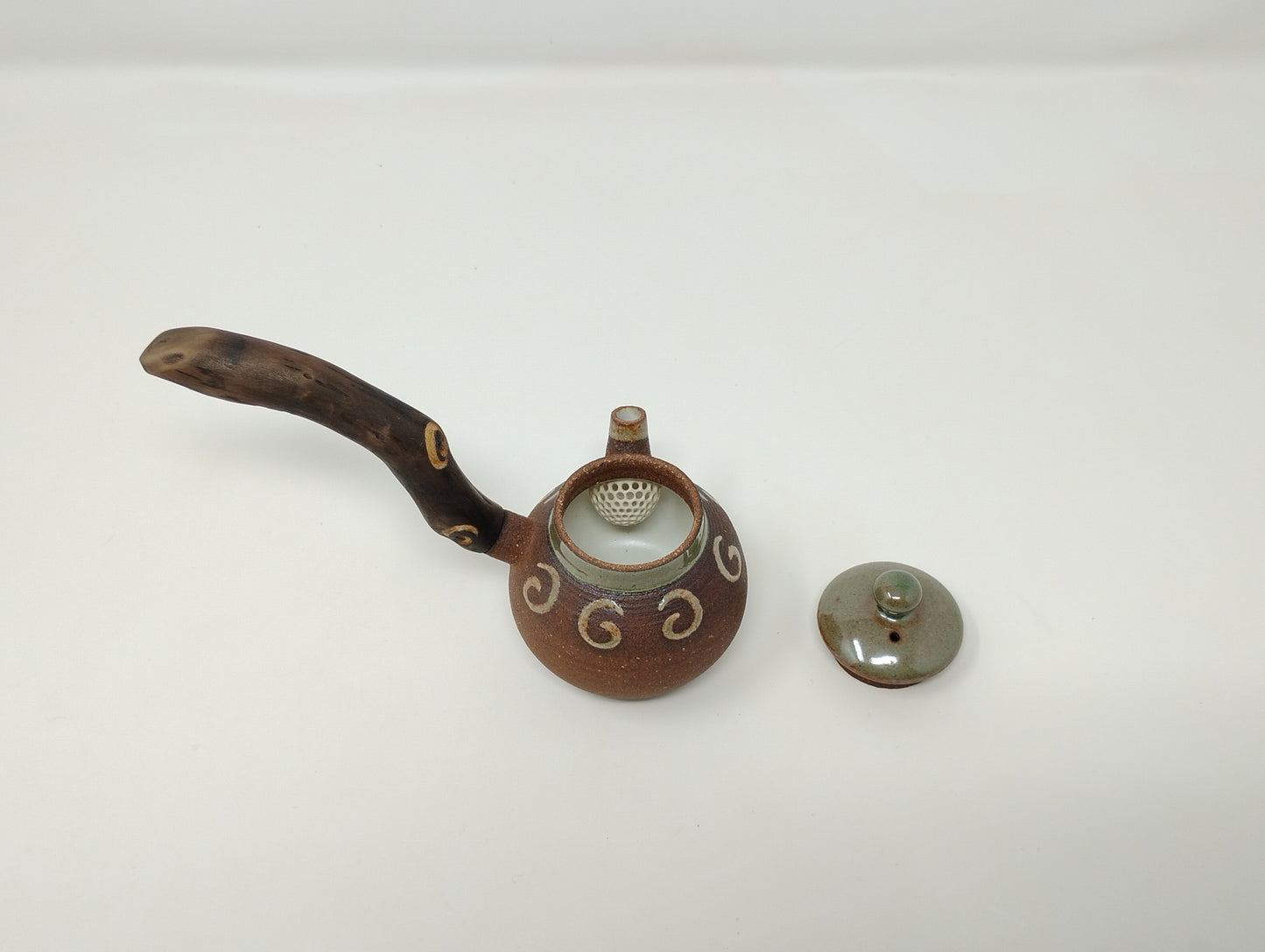 55ml Iridescent Kyusu with a matching cup