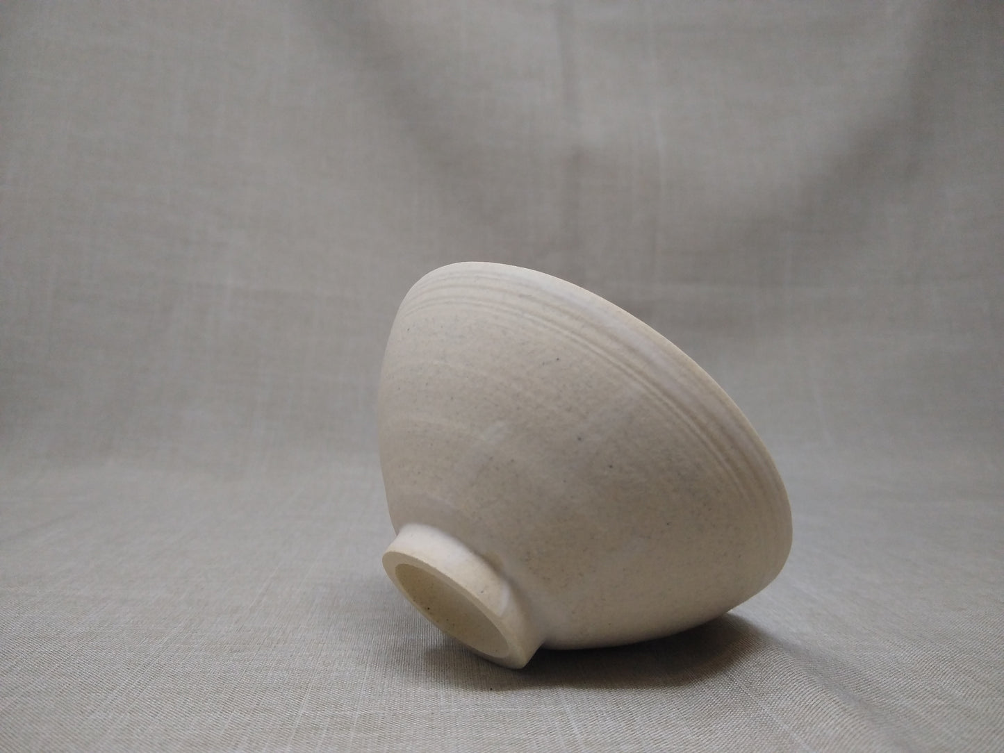 80ml Eggshell White Kyusu and a matching bowl