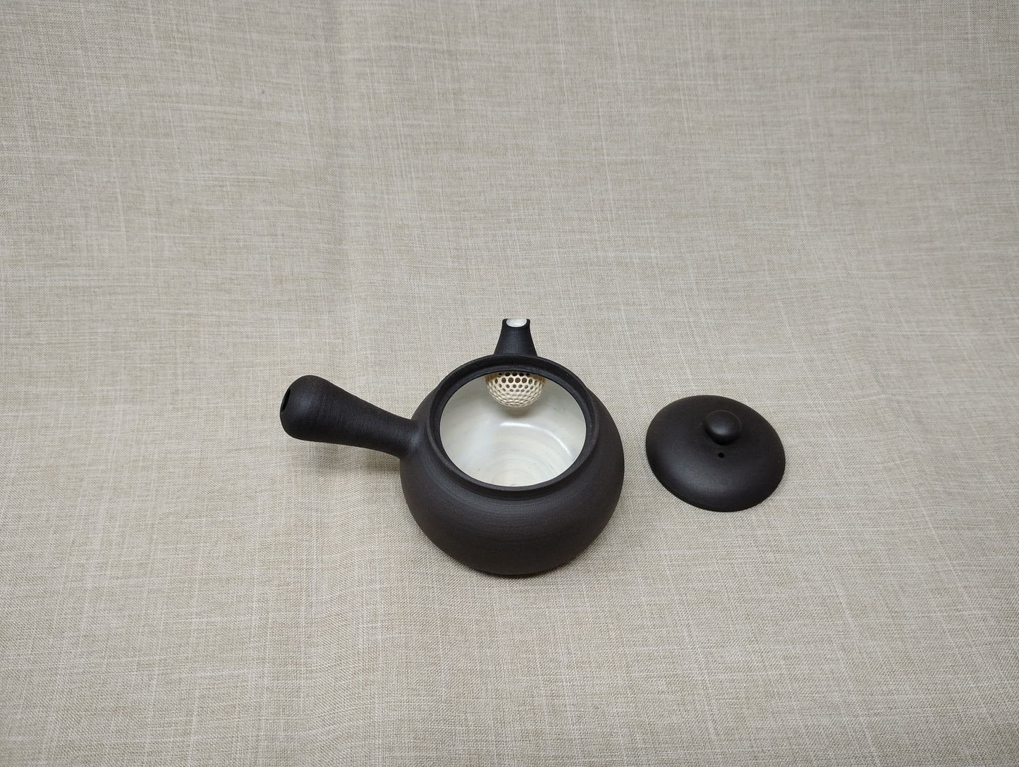 110ml Black Kyusu with two matching cups