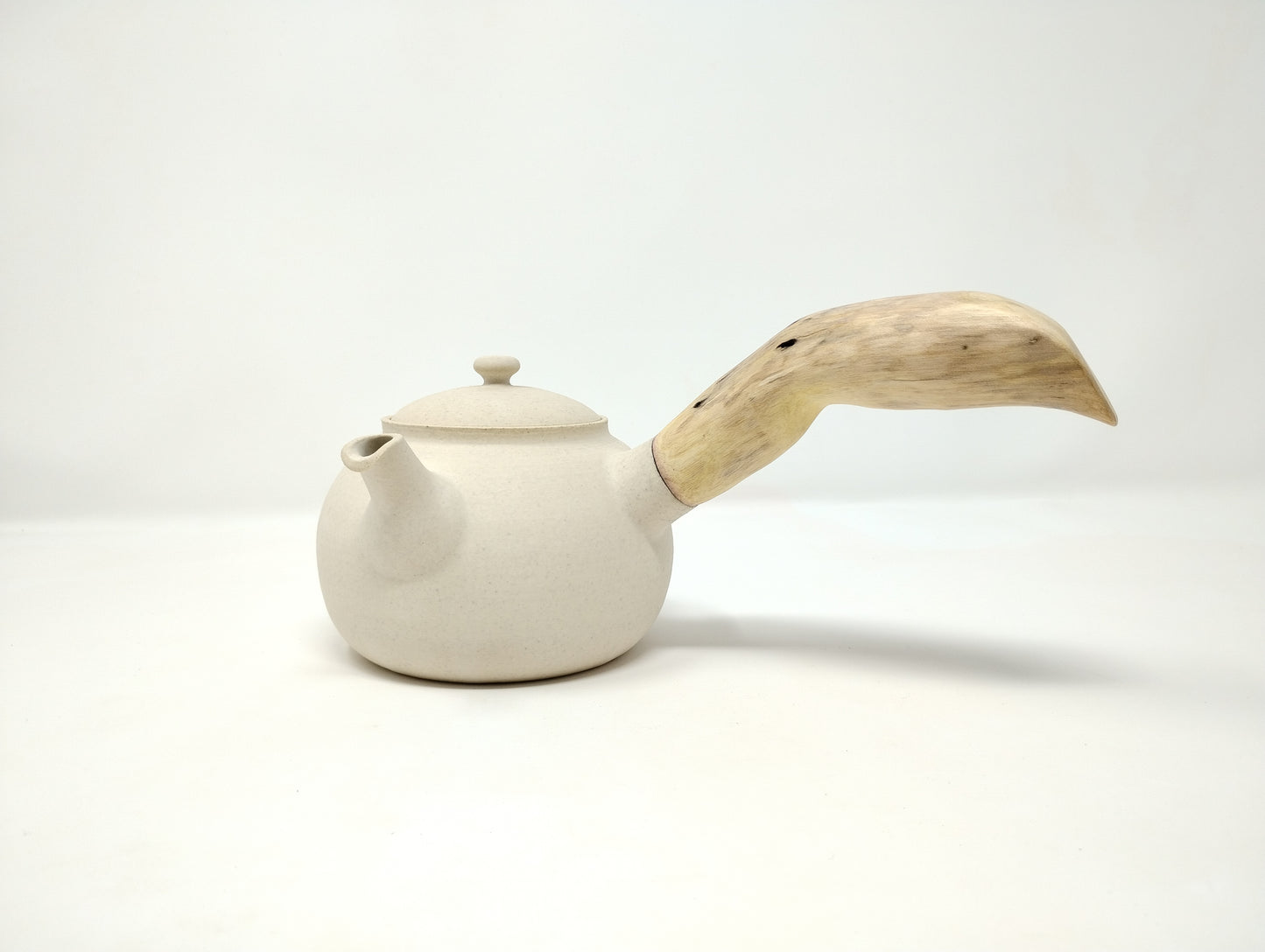 470ml Eggshell White Kyusu