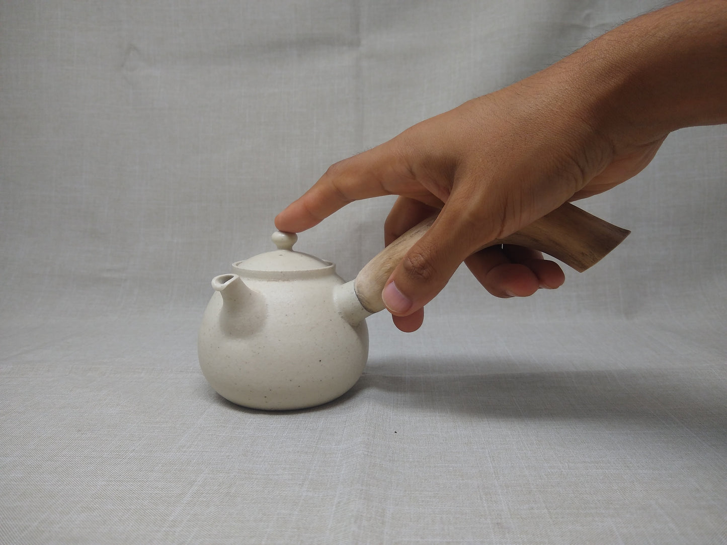 250ml Matte White Kyusu