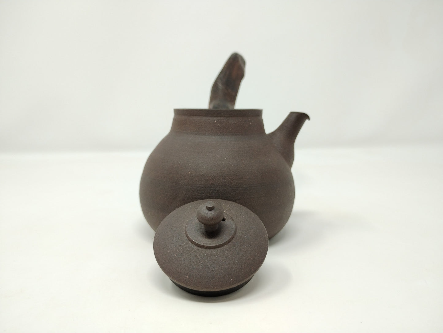 280ml Dark Chocolate Kyusu with a matching bowl