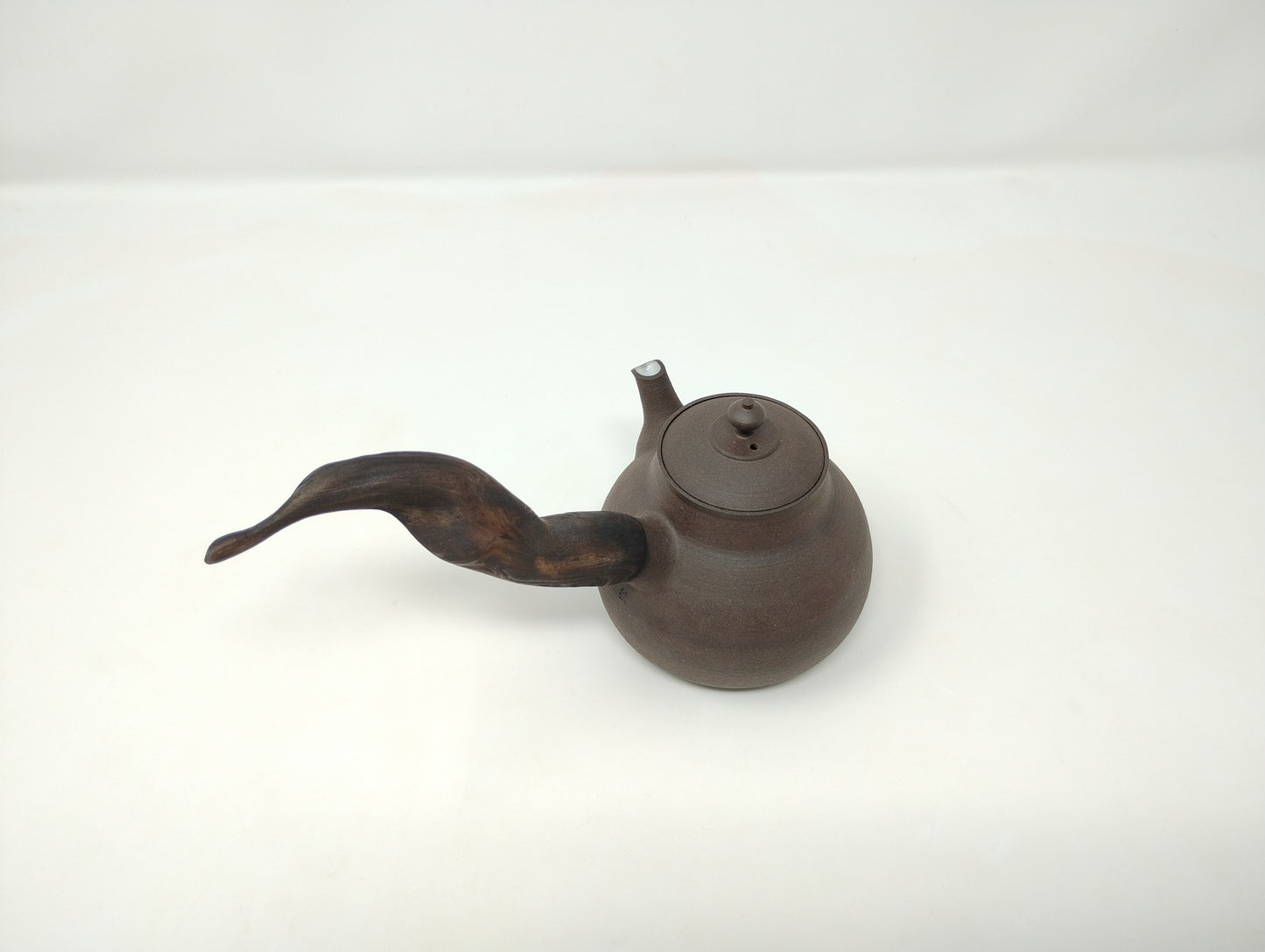 280ml Dark Chocolate Kyusu with a matching bowl