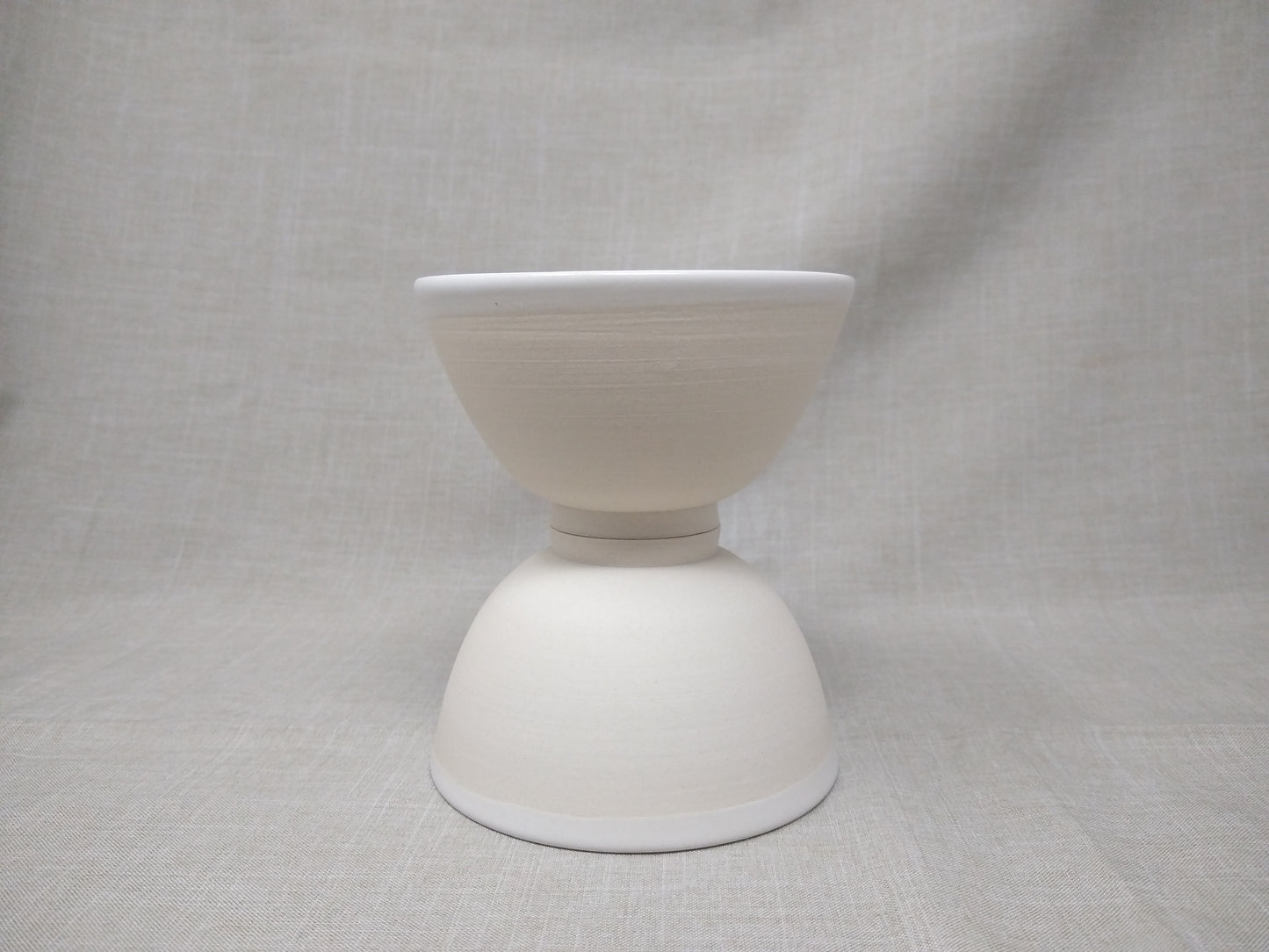 170ml White Kyusu and 2 matching bowls