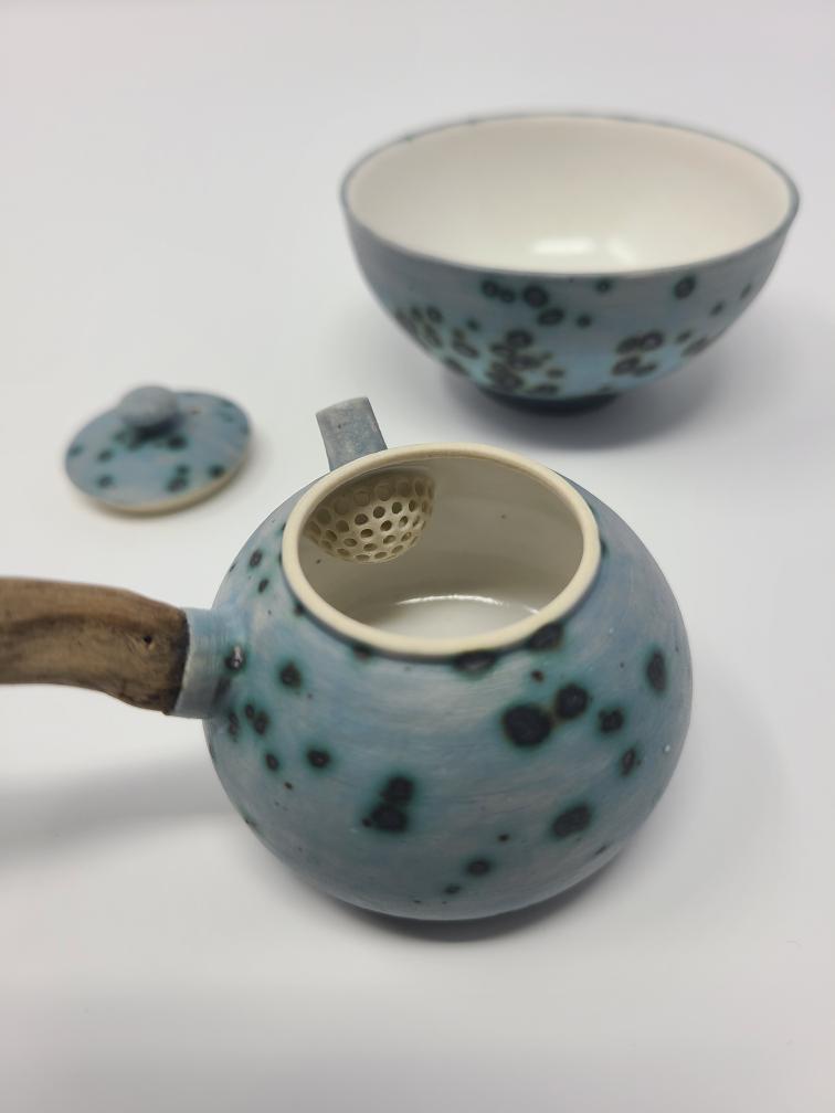 40ml "La Luna"  Kyusu and matching cup