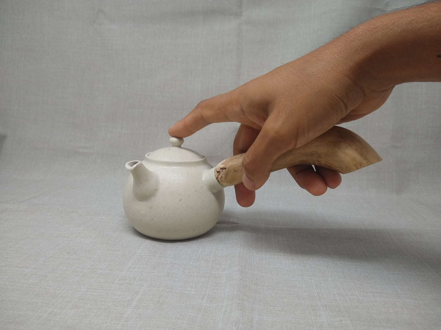 260ml Matte White Kyusu