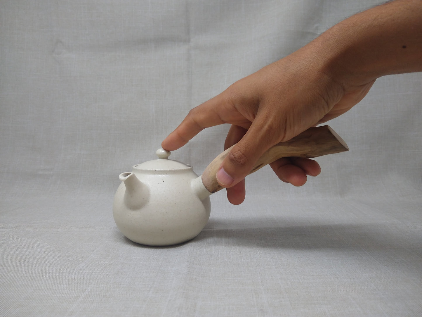 250ml Matte White Kyusu