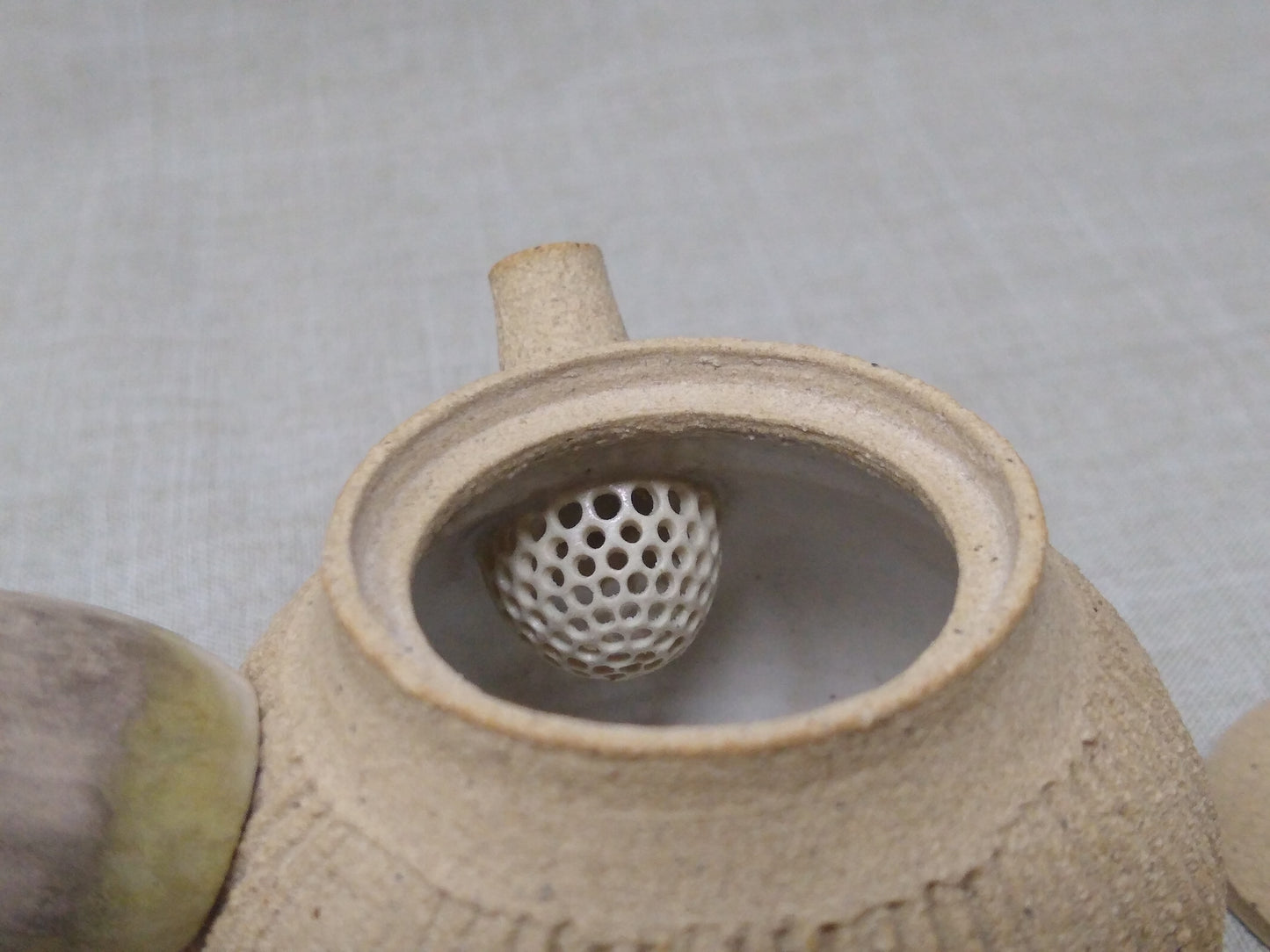 80ml "Sandy Jasper" Kyusu with two 40ml cups