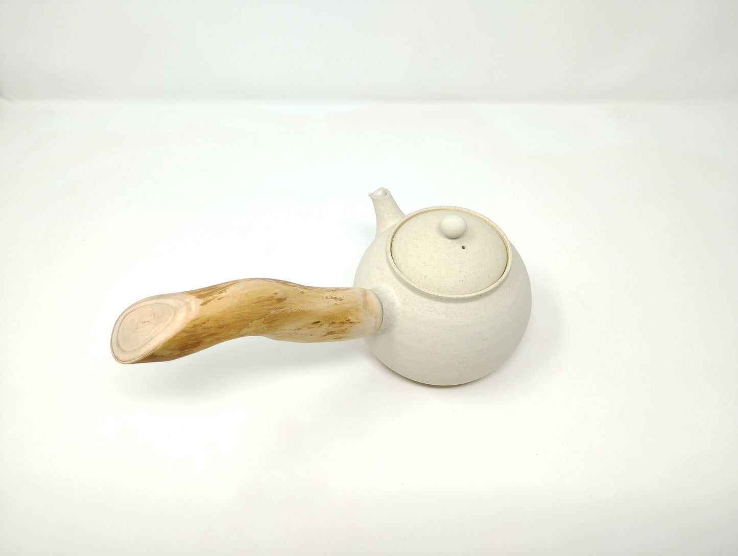 440ml Eggshell White Kyusu