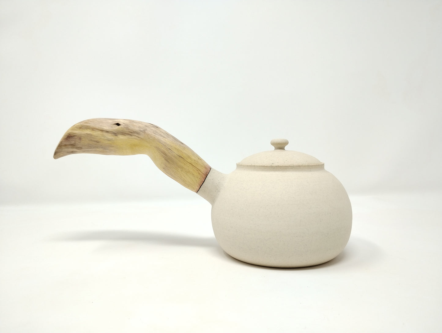 470ml Eggshell White Kyusu
