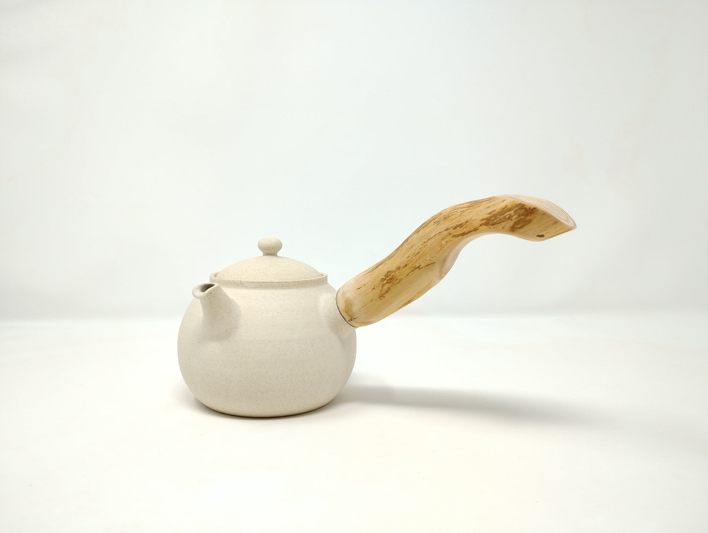 440ml Eggshell White Kyusu