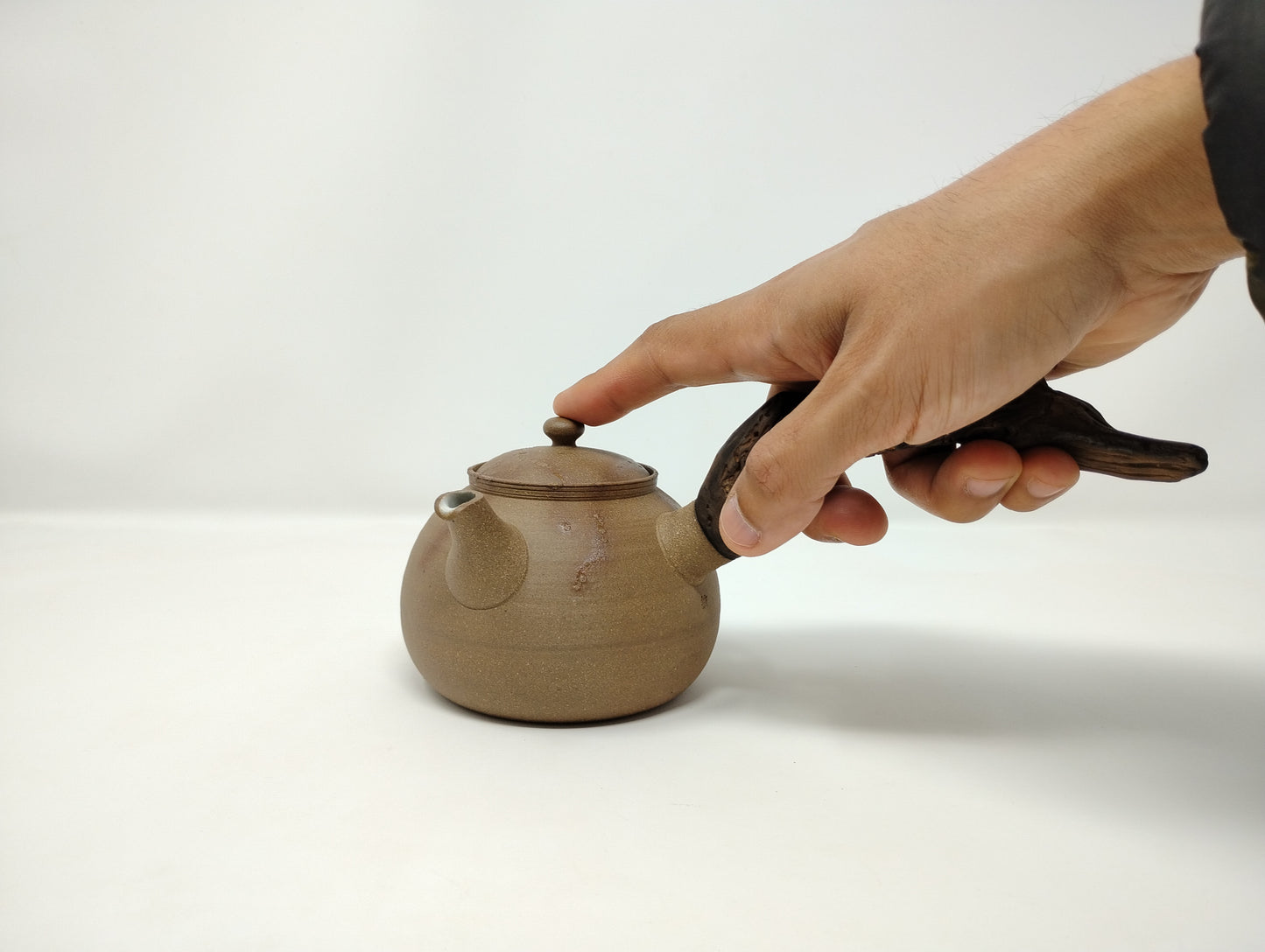 320ml Mogake Kyusu with a matching bowl