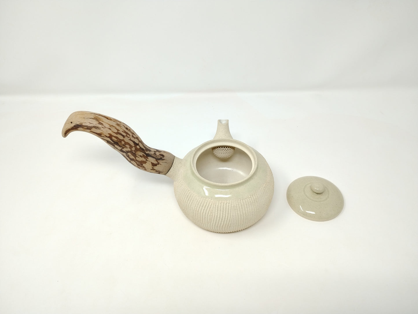 400ml Celadon Kyusu with 2 matching bowls